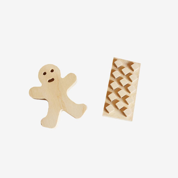GINGERBREAD AHŞAP BASKI KALIBI resmi