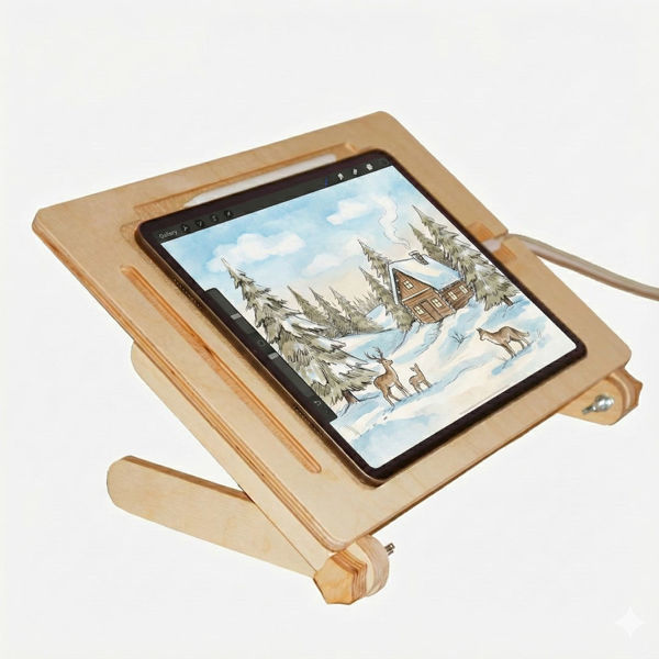 Yükseklik Ayarlı Tablet Çizim Standı