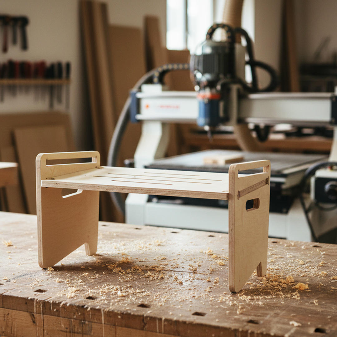 Tufetto ahşap laptop sehpası ve çalışma alanı düzenleyicisi