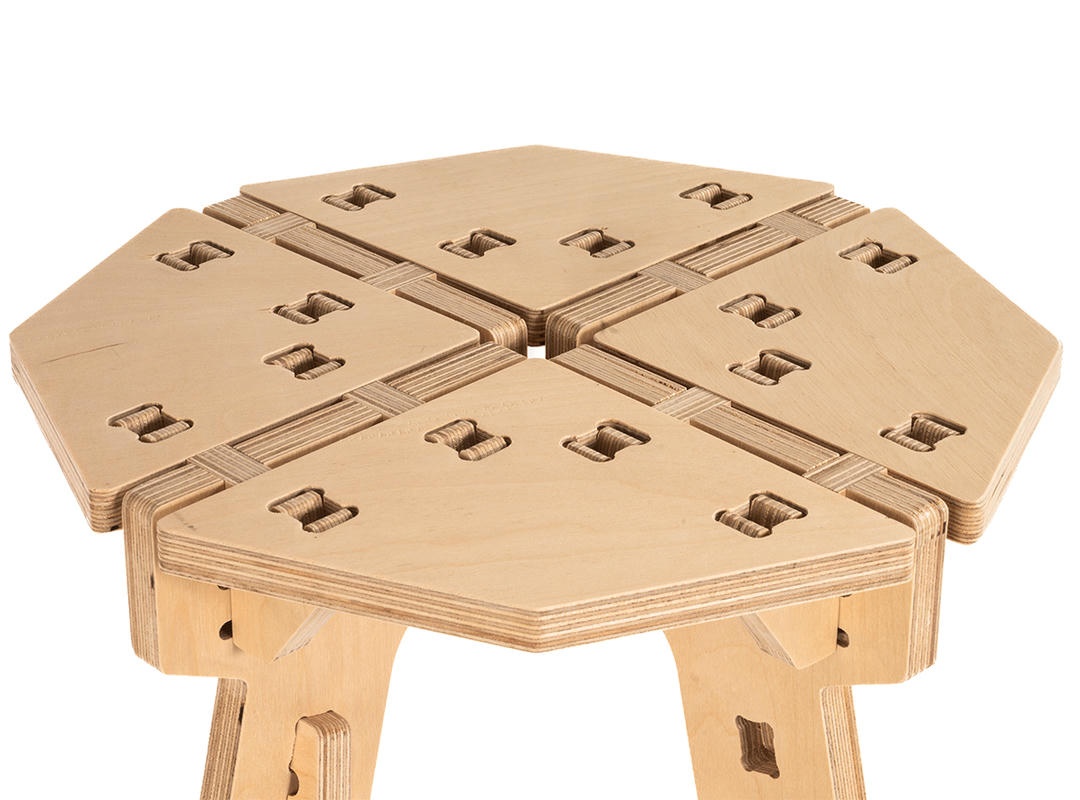 Tufetto The Mill ahşap tabure ve dekoratif ürün